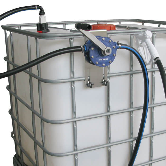 Adblue® IBC rotary hand pump kit. Polyprop, Viton, Ryton